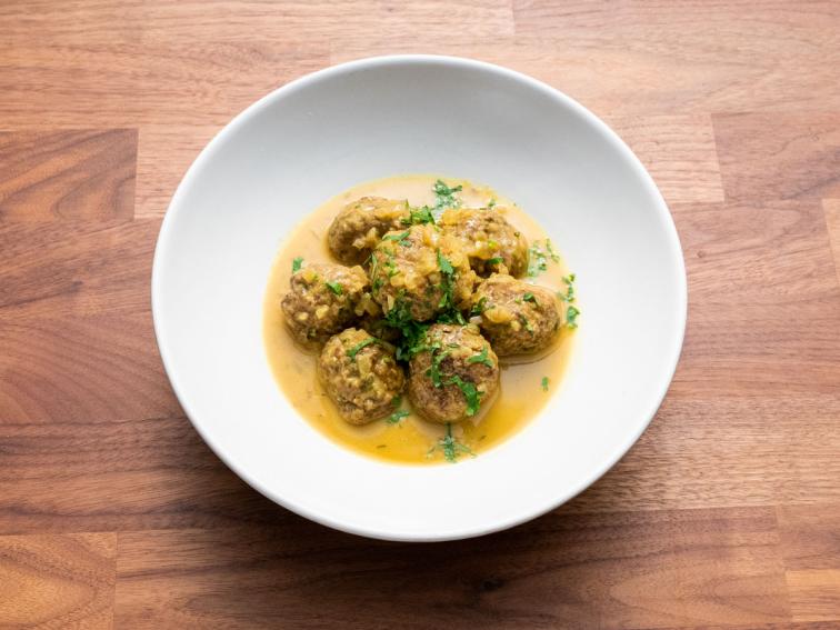 Meatballs with JamaicanStyle Curry Recipe Carla Hall Food Network