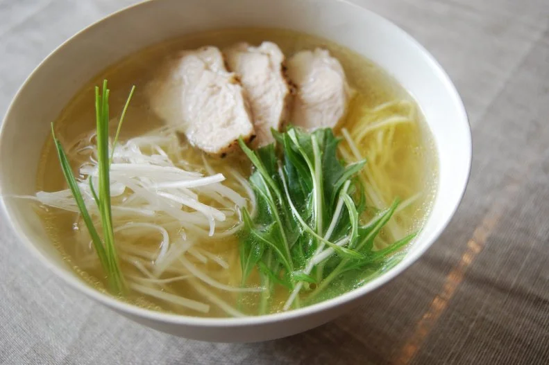 Many folks feel comforted after eating a bowl of warming chicken soup. Comfort foods, like chicken soup, boost levels of serotonin, which is a brain chemical that produced a calming effect.