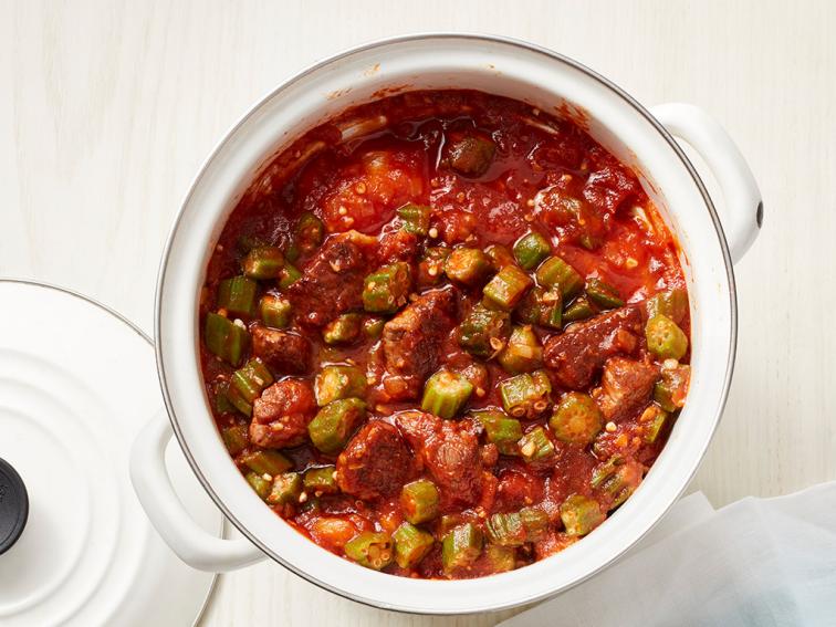 Beef and Okra Stew Recipe Kardea Brown Food Network