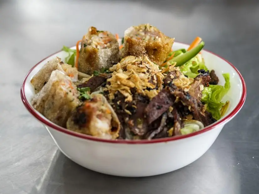 Traci Des Jardinsí Bun Bowl, as seen on Guyís Ranch Kitchen Season 4.