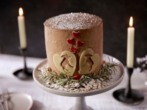 Marzipan Moose Mousse Cake