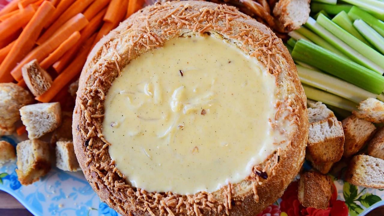 Beer Cheese Bread Bowl