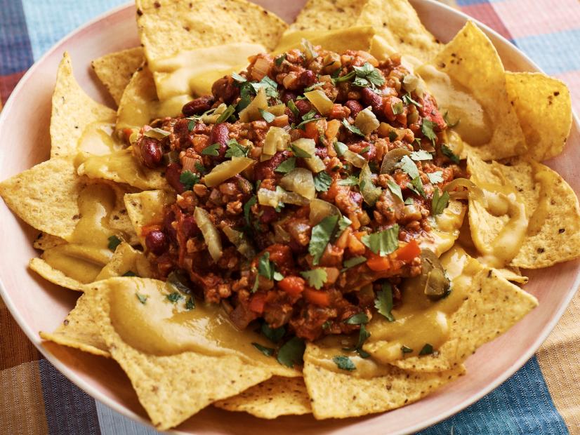 Ultimate Chili &amp;quot;Cheese&amp;quot; Nachos Recipe | Food Network