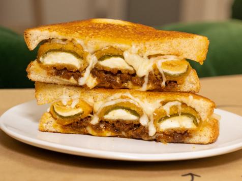 Stuffed Jalapeño Pepper Grilled Cheese