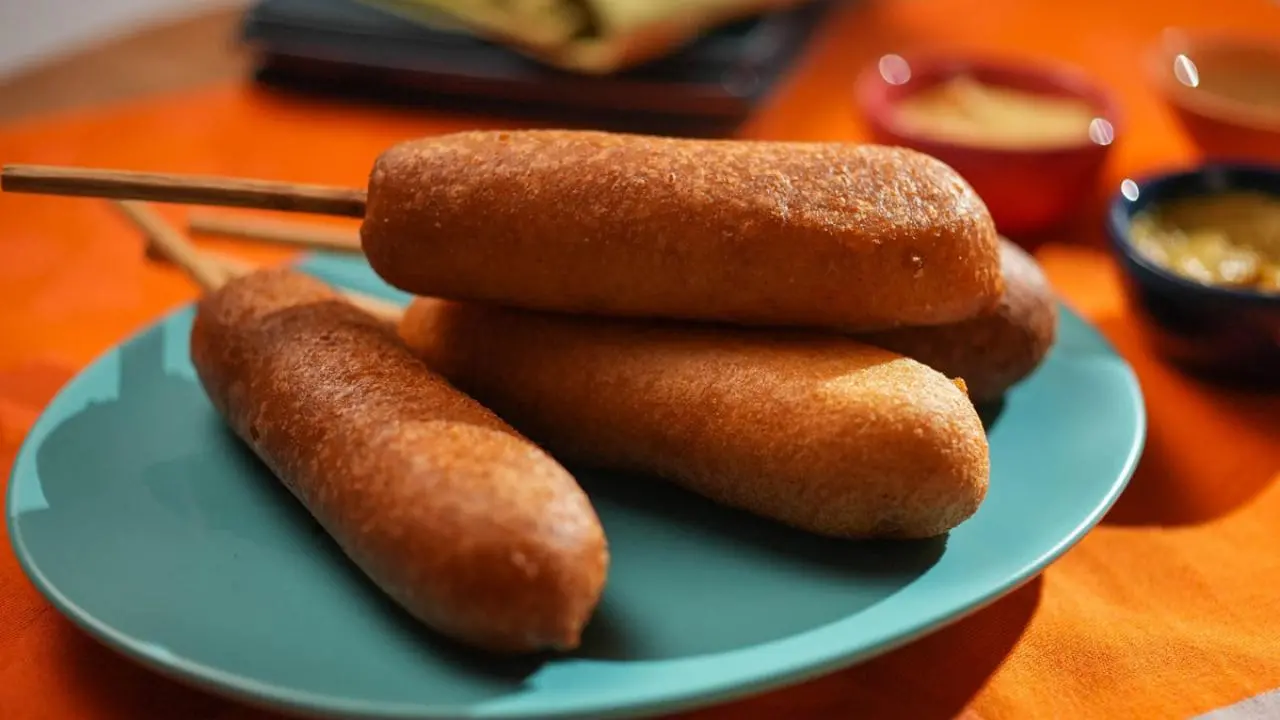 Corn dog mix with jiffy shop
