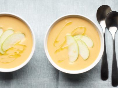 Food Network Kitchen’s 5-Ingredient Apple-Butternut Squash Soup, as seen on Food Network.
