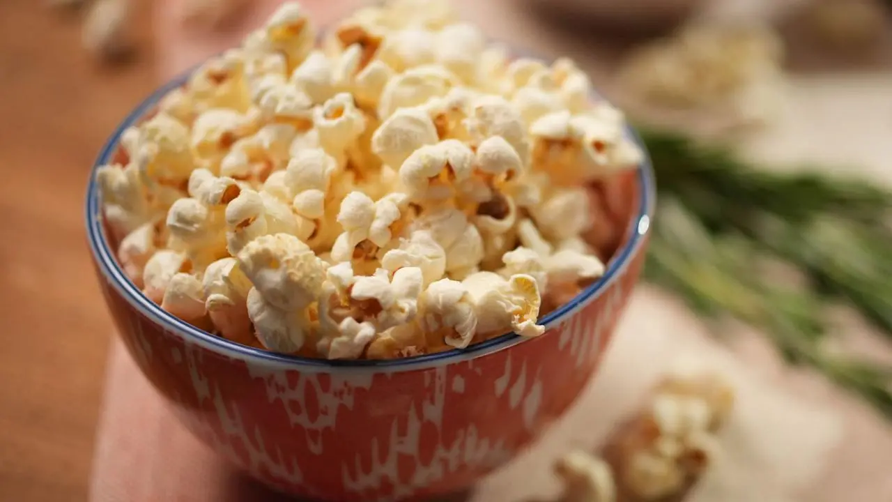 Pecorino and Rosemary Popcorn
