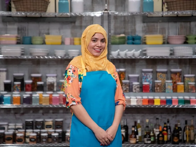 Madiha hero, as seen on Spring Baking Championship, Season 7.