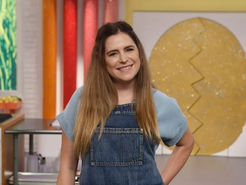 Baker Ora Beth Mika poses, as seen on Easter Basket Challenge, Season 1.