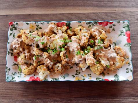 Chili Lime Cauliflower with Smokey Mayo