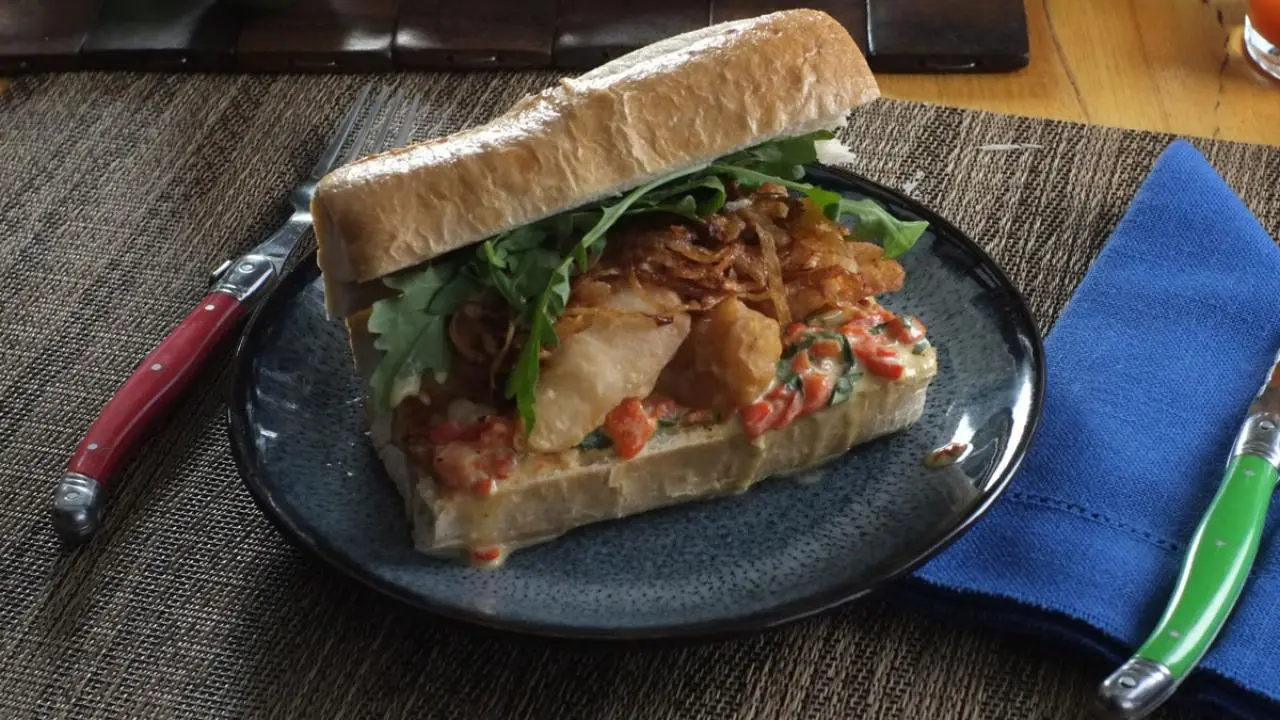 Fried Tilapia Po' Boy