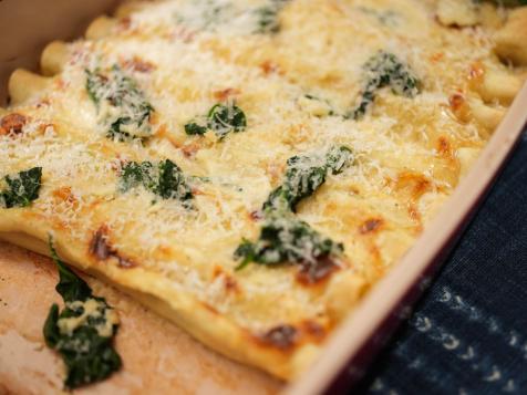 Spinach Manicotti with Lemon