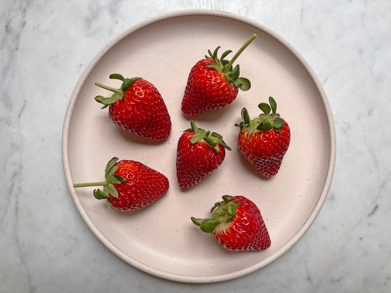 How to Cut Strawberries into Hearts | Cooking School | Food Network