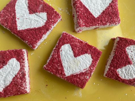 Raspberry Marshmallow Hearts