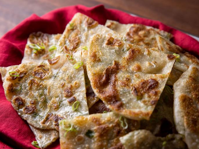 Scallion Pancakes Recipe Alton Brown Cooking Channel
