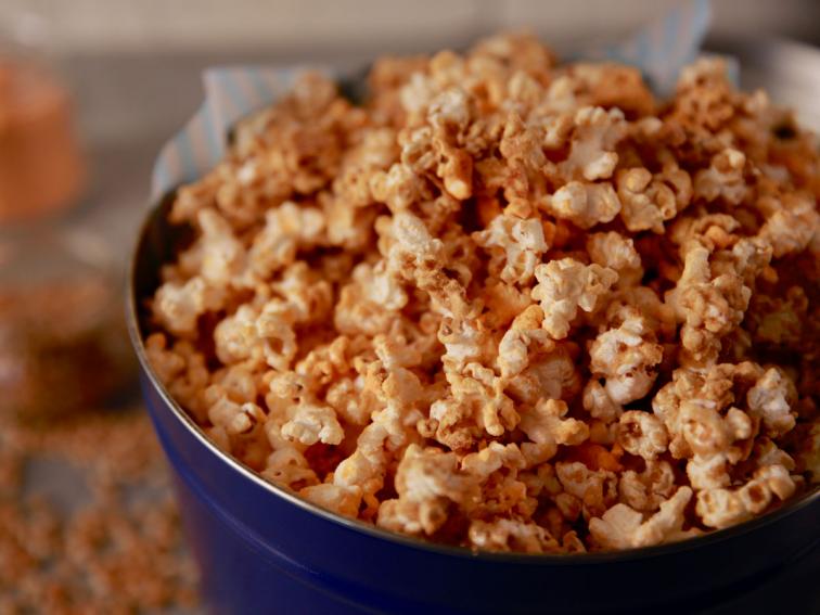 Caramel and Cheddar Popcorn Mix Recipe Molly Yeh Food Network
