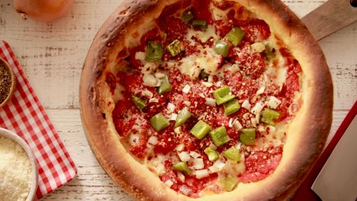 Chicago-Style Deep-Dish Pizza ~ Ninja Foodi Recipe - The Salted Pepper