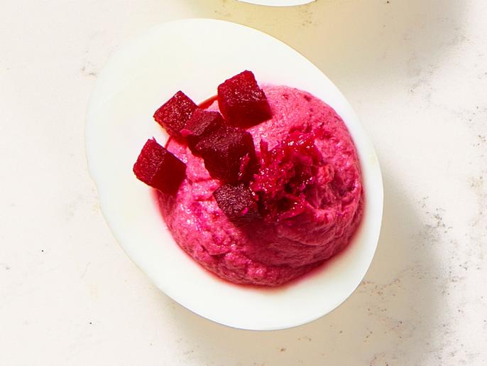 Beet Deviled Eggs Recipe Food Network Kitchen Food Network