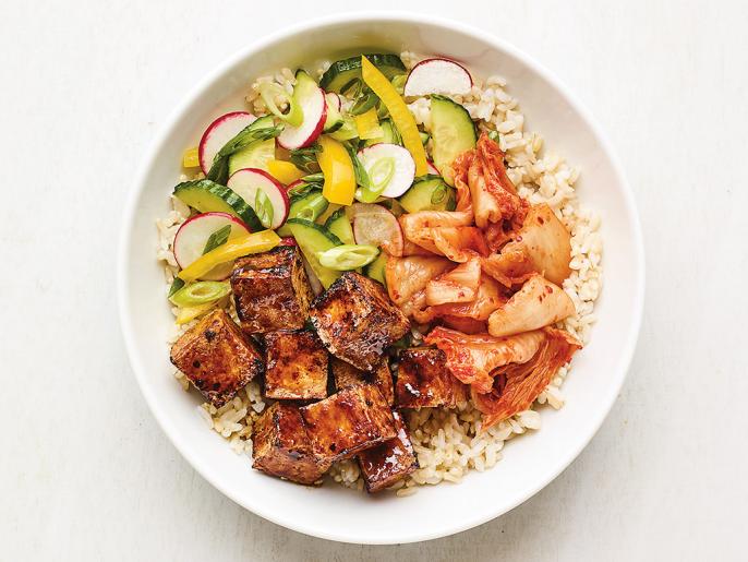 Rice Bowls with Tofu and Kimchi Recipe Food Network Kitchen Food