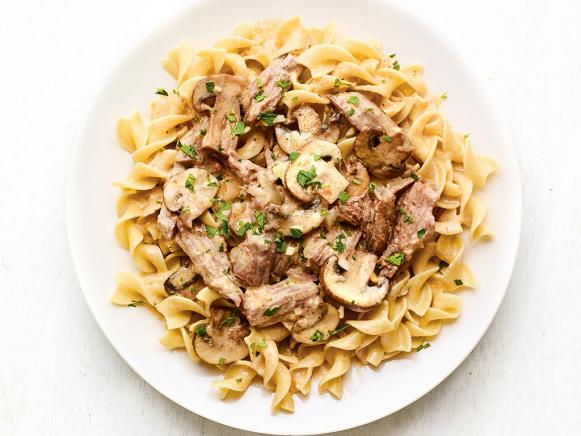 Slow Cooker Beef Stroganoff Recipe Food Network Kitchen Food Network