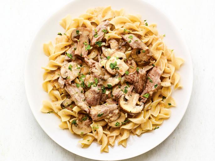 SlowCooker Beef Stroganoff Recipe Food Network Kitchen Food Network