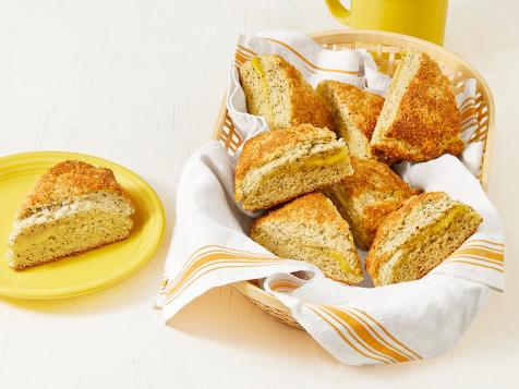 Stuffed Lemon–Poppy Seed Scones