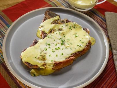 Sunny Anderson makes Sunny’s T-Bone Steak with Easy Béarnaise Sauce, as seen on Food Network's The Kitchen