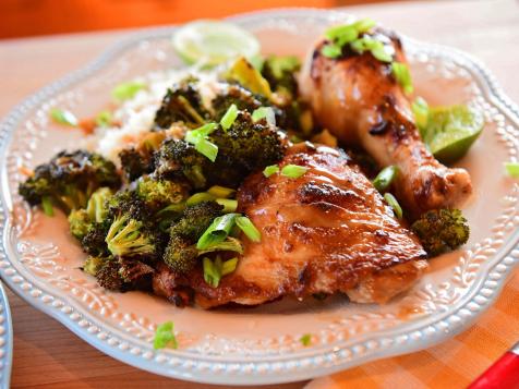 Peanut Chicken and Broccoli Sheet Pan Supper