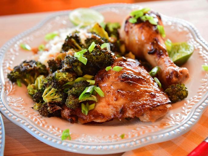 Peanut Chicken and Broccoli Sheet Pan Supper Recipe Ree Drummond