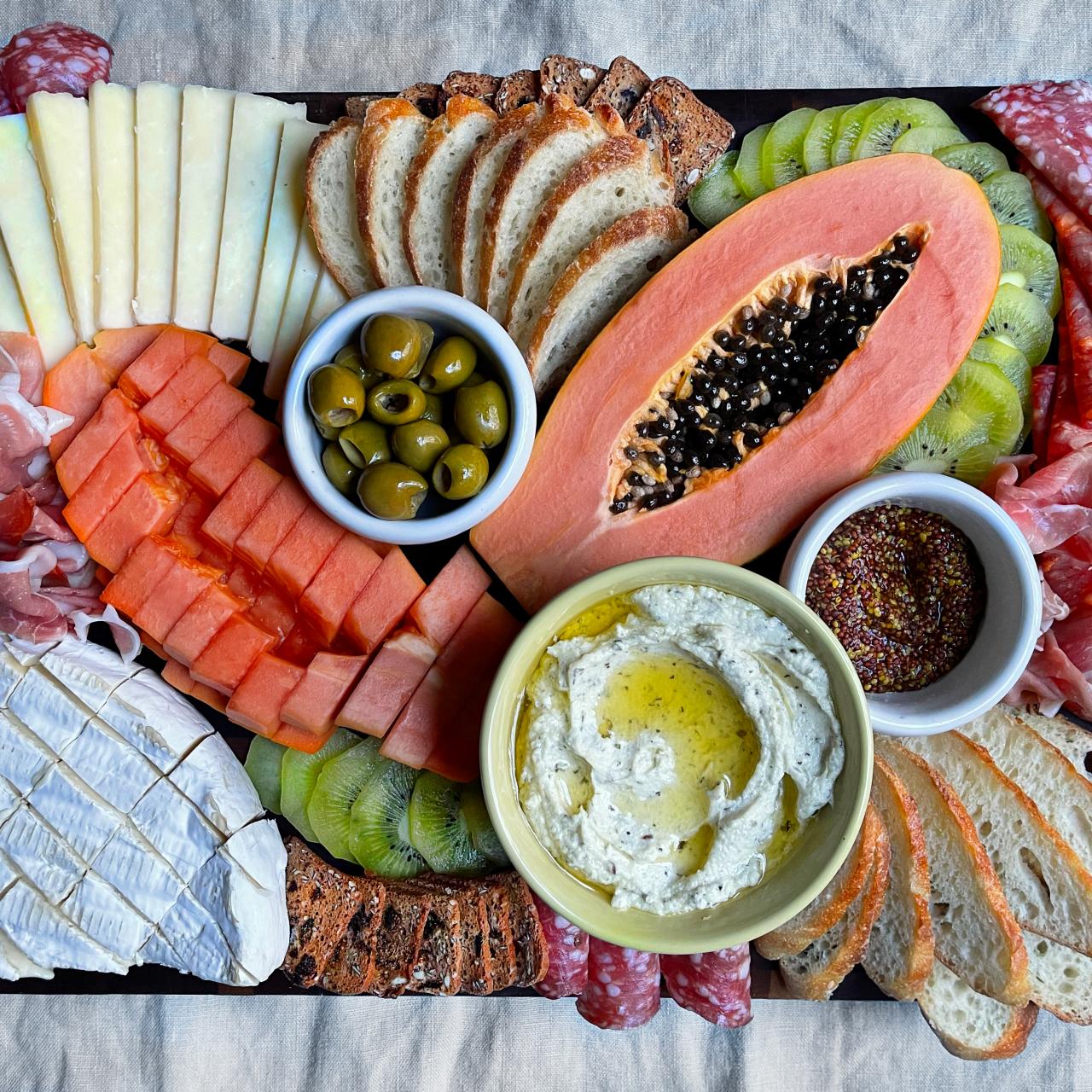 Kids Drawing Cheese Board