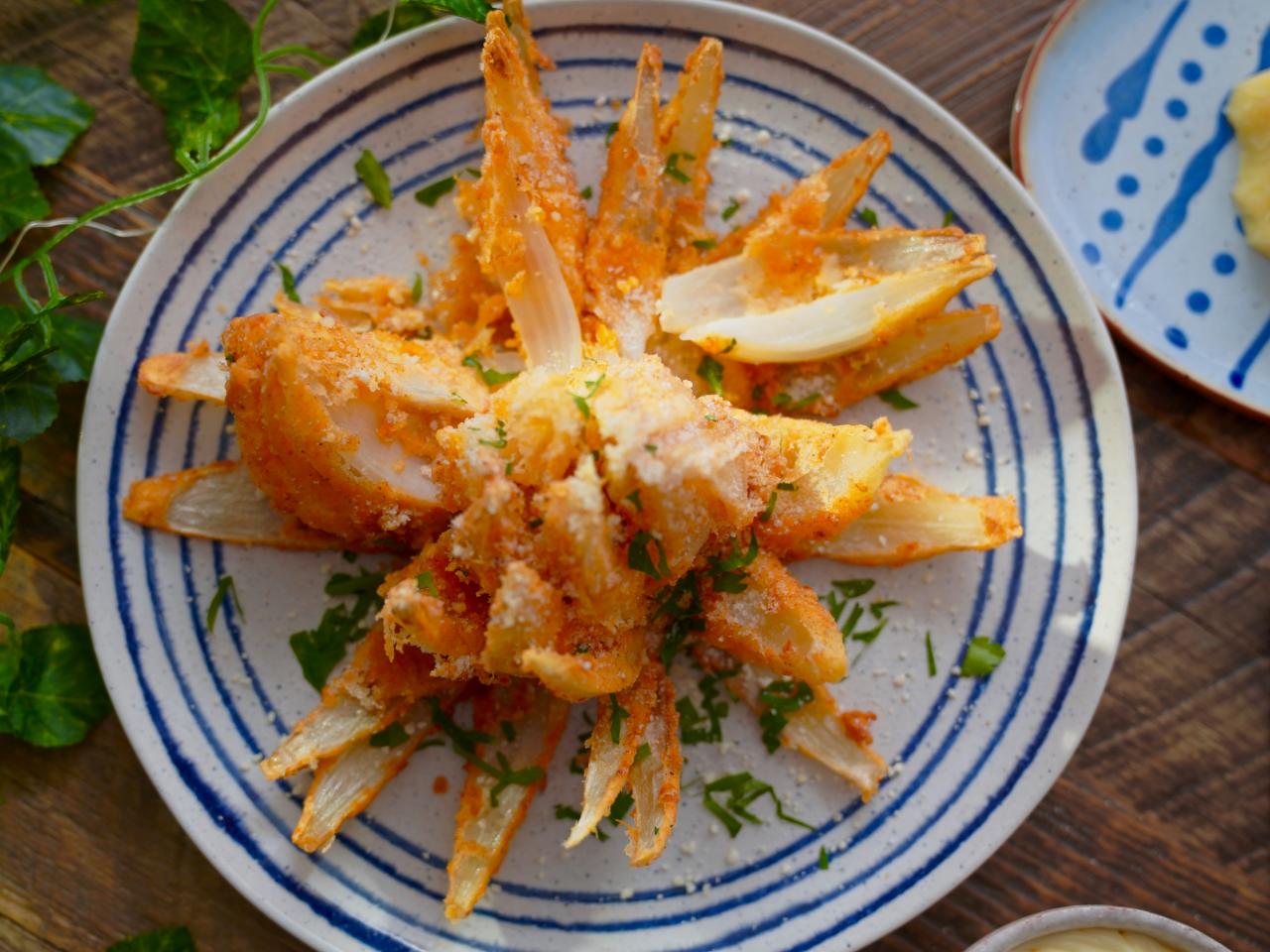 Baked blooming onions - Feast and Farm