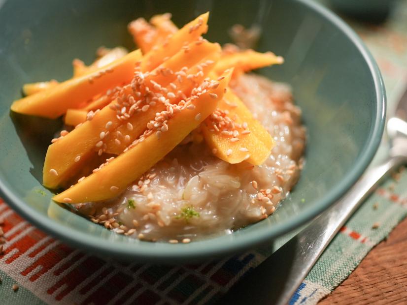 Alex Guarnaschelli makes Sticky Rice with Mango, as seen on Food Network's The Kitchen