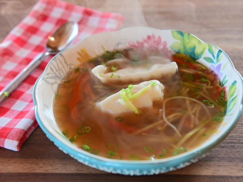 Close-up of Speedy Dumpling Soup