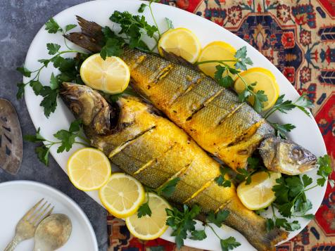 Saffron Lemon Branzino