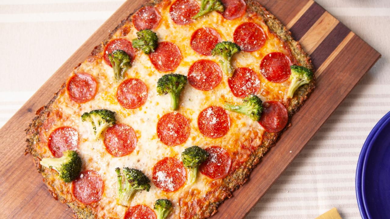 Broccoli Crust Pepperoni Pizza