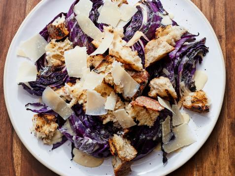Grilled Cabbage Caesar