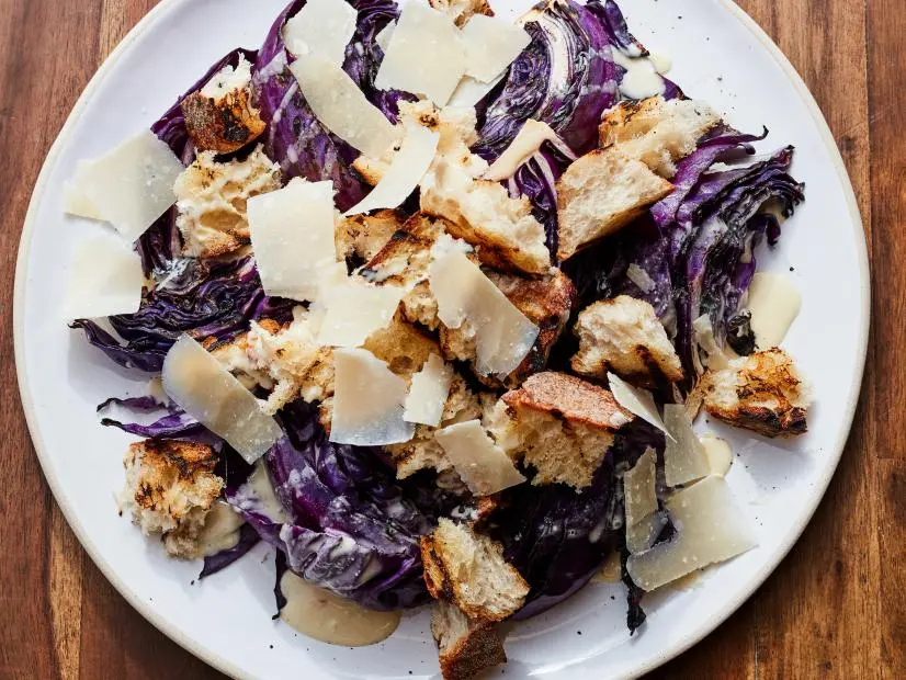 Food Network Kitchen's Grilled Cabbage Caesar.