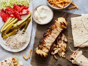 Food Network Kitchen's Grilled Chicken Shawarma.