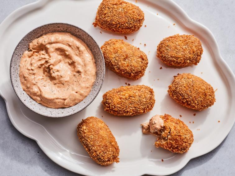Salmon Croquettes with Remoulade Sauce Recipe Food Network Kitchen