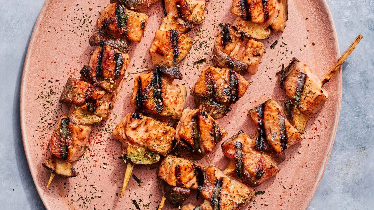 Salmon Kushiyaki