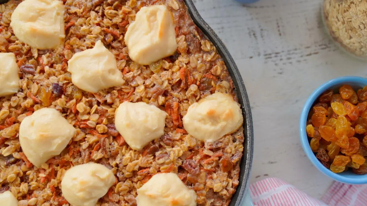 Carrot Cake Baked Oatmeal