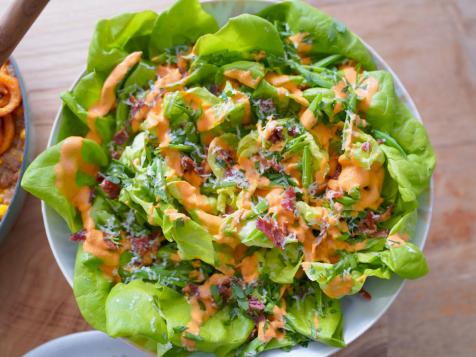 Pea and Bacon Salad with French Dressing