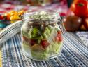 Aaron May's Cobb Salad in a Jar, as seen on Guy's Ranch Kitchen Season 4.