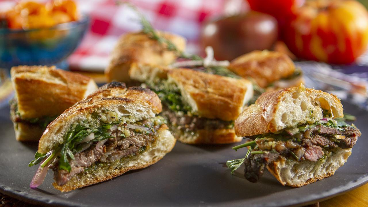 Lamb Sandwiches with Relish