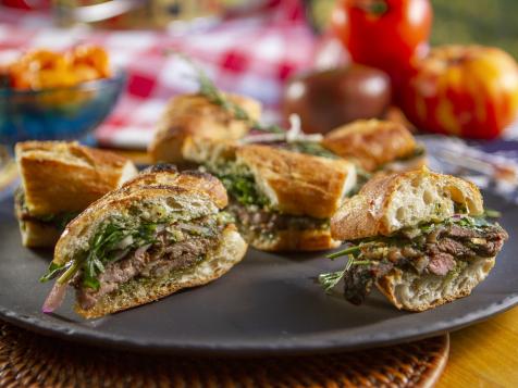 Grilled Lamb Sandwiches with Apricot and Jalapeno Relish