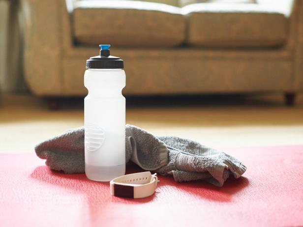 Home LEGDAY Workout with WATER BOTTLES Only 