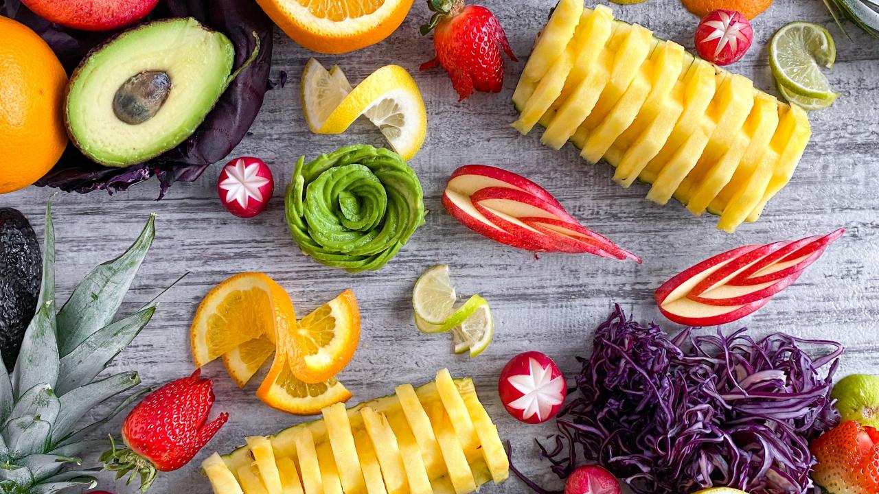 How to Cut Fruit and Vegetables into Fancy Shapes