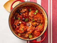 When Valerie Bertinelli was growing up, chicken cacciatore was a standard weeknight dinner. It&rsquo;s one of many recipes she learned from her mom, Nancy, over the years. &ldquo;I&rsquo;ve been making it so long, I don&rsquo;t remember when I started!&rdquo; she says. Using just one pot makes for an easy cleanup, and though her mom originally incorporated the whole chicken, Valerie&rsquo;s version calls only for thighs. &ldquo;They&rsquo;re more forgiving, especially for beginners.