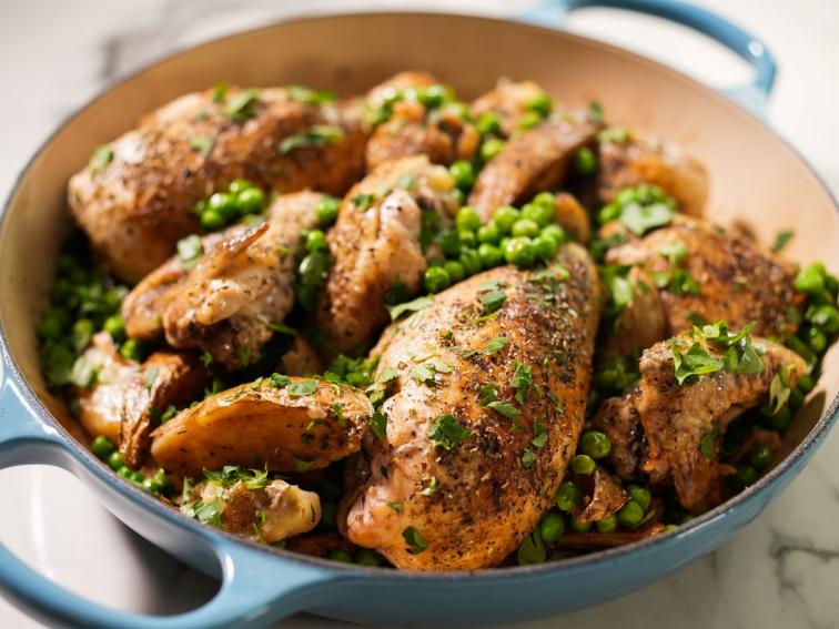 Classic Chicago Chicken Vesuvio Recipe Jeff Mauro Food Network