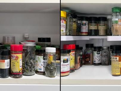 How to Organize a Spice Cabinet - Sarah Hearts